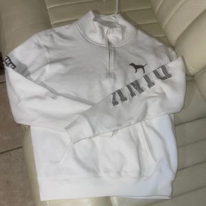 VS PINK quarter zip pullover XS